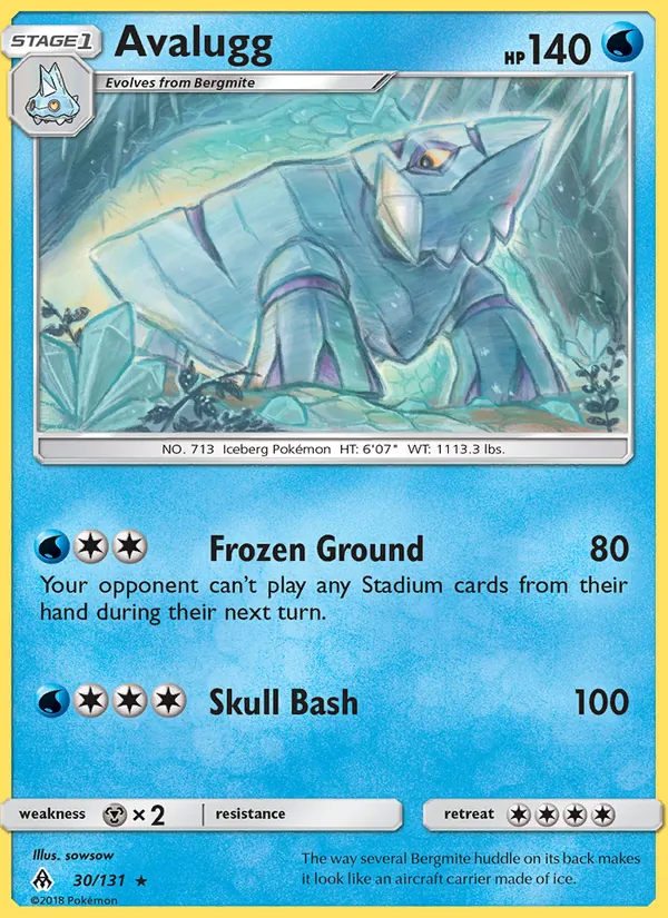 Avalugg card