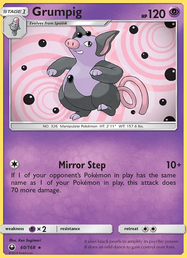 Grumpig card