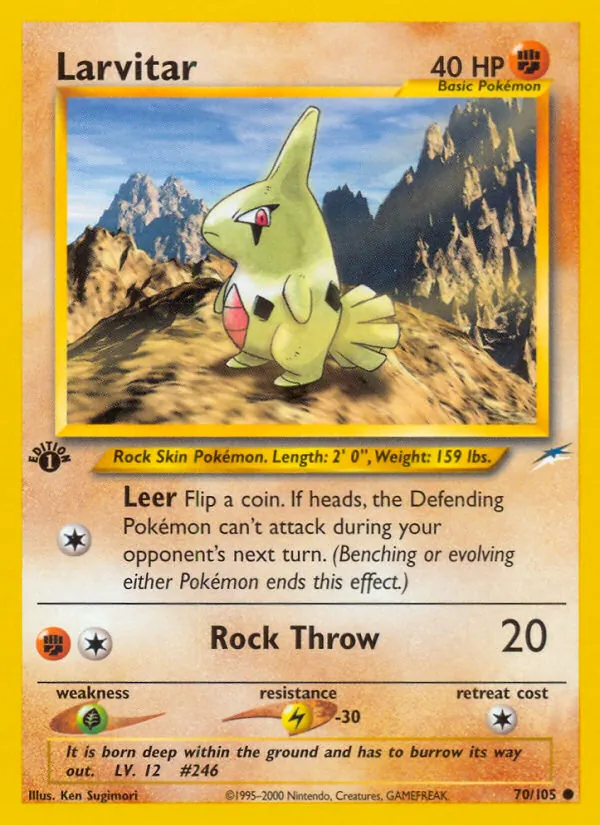 Larvitar card