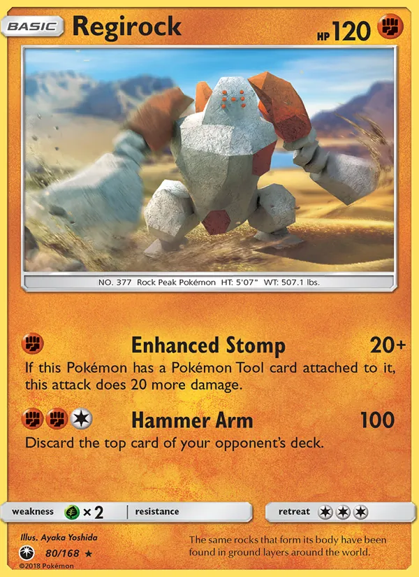 Regirock card