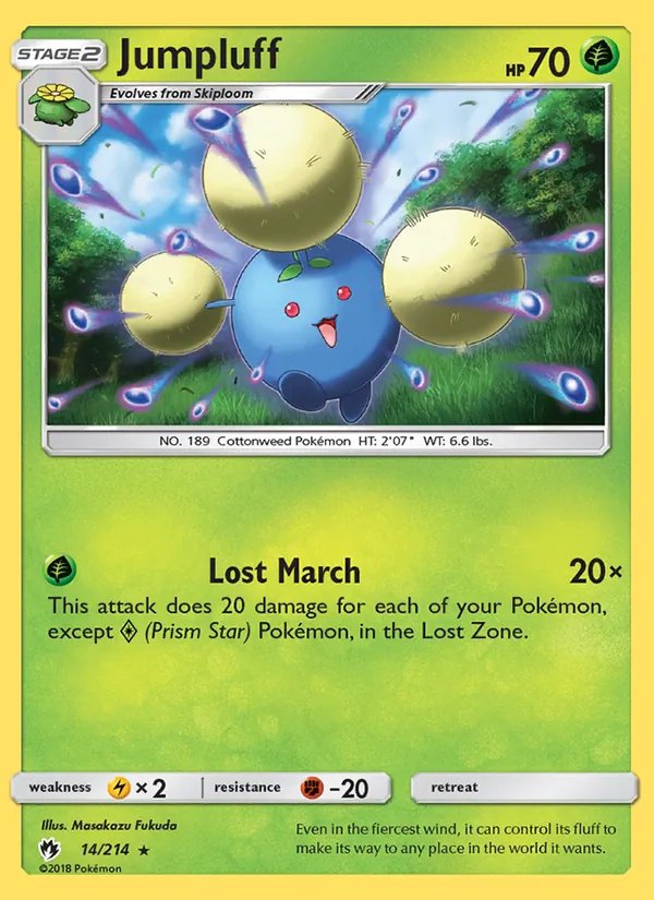 Jumpluff card