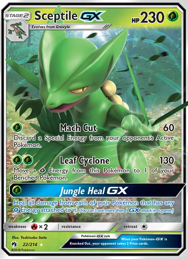 Sceptile GX card