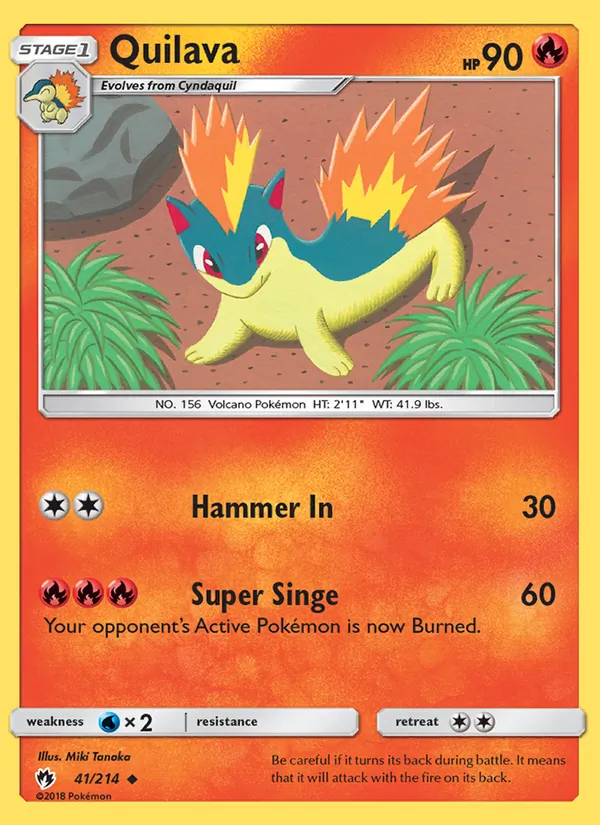 Quilava card