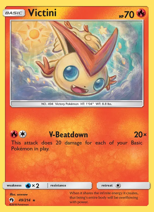 Victini card