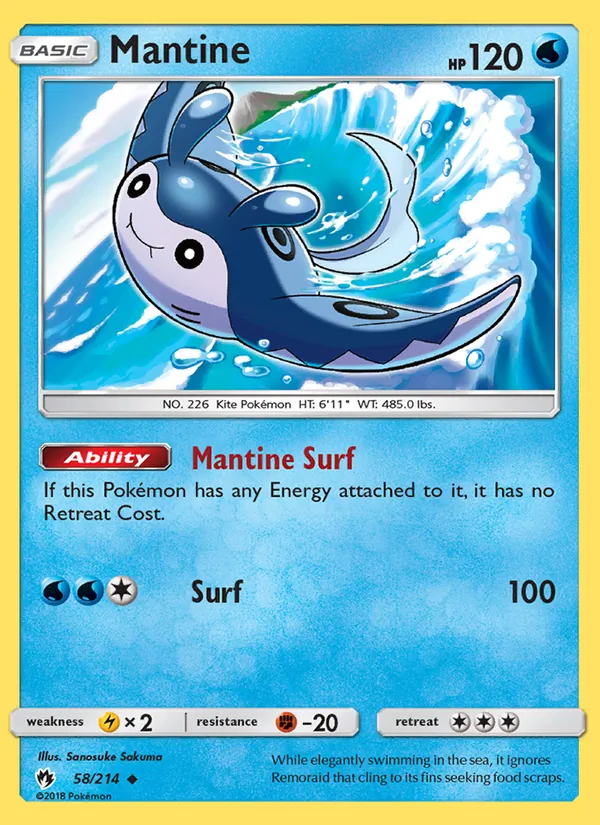Mantine card