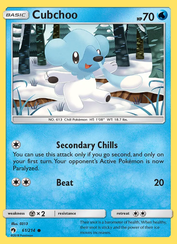 Cubchoo card