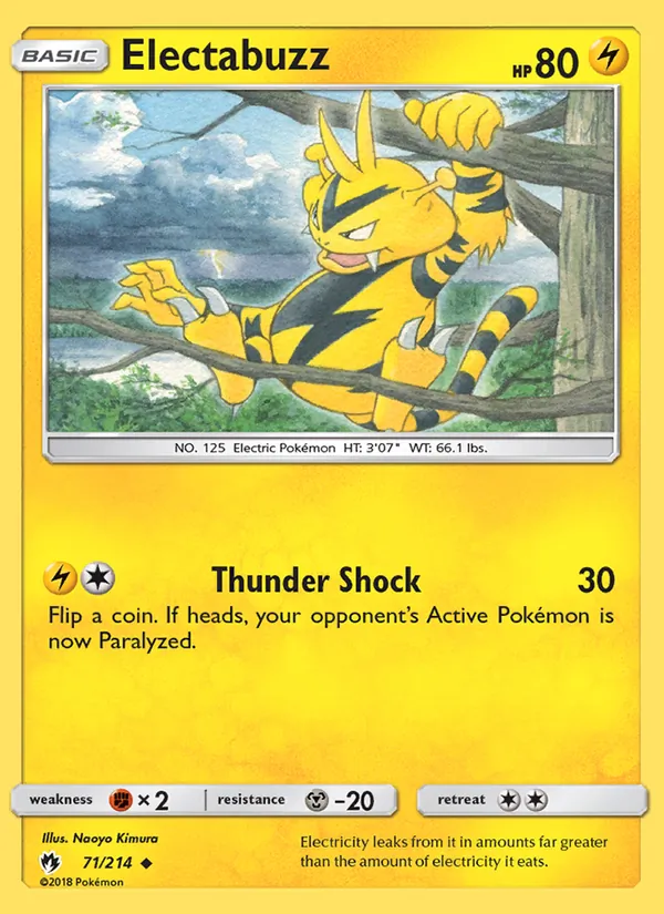 Electabuzz card