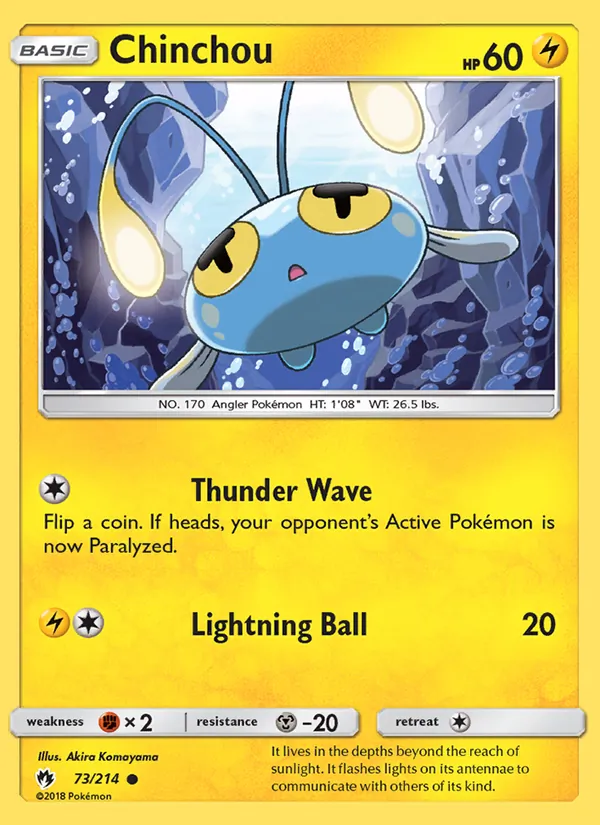 Chinchou card
