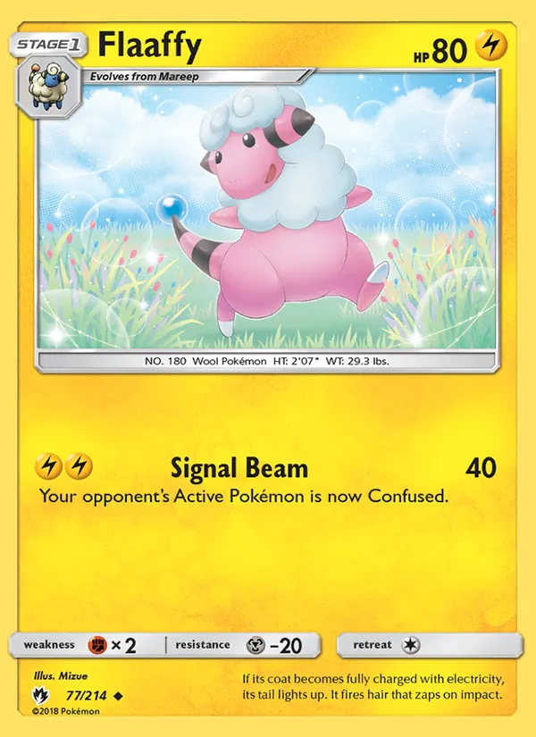 Flaaffy card
