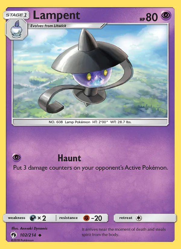 Lampent card