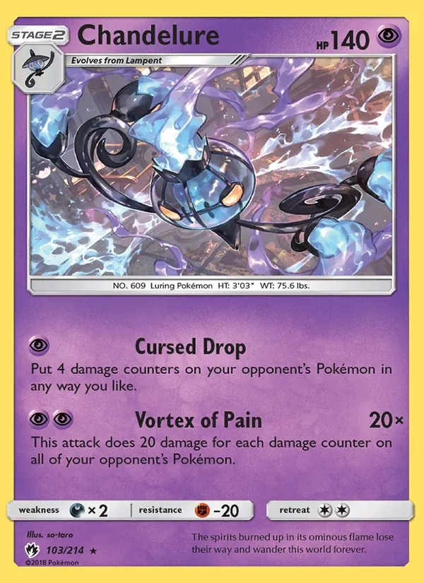 Chandelure card