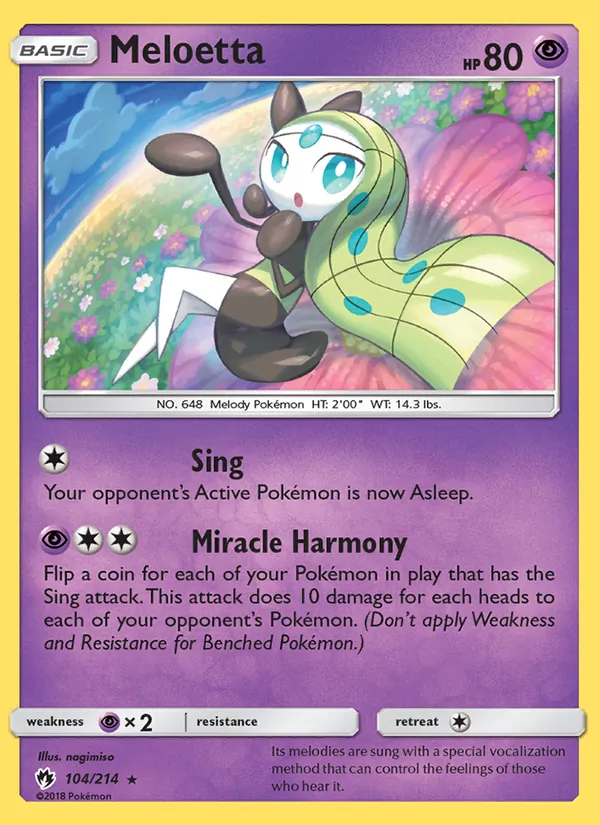 Meloetta card