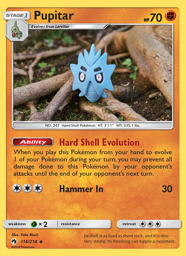 Pupitar card