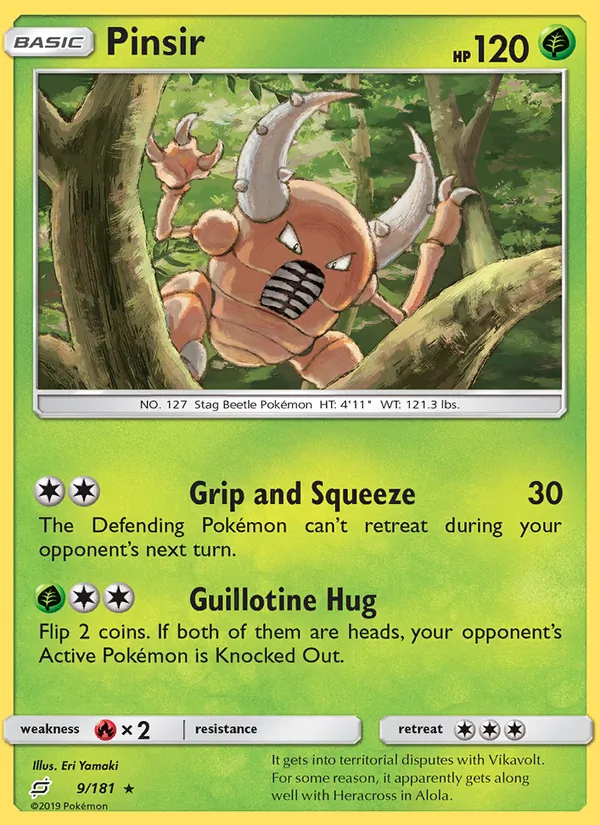Pinsir card
