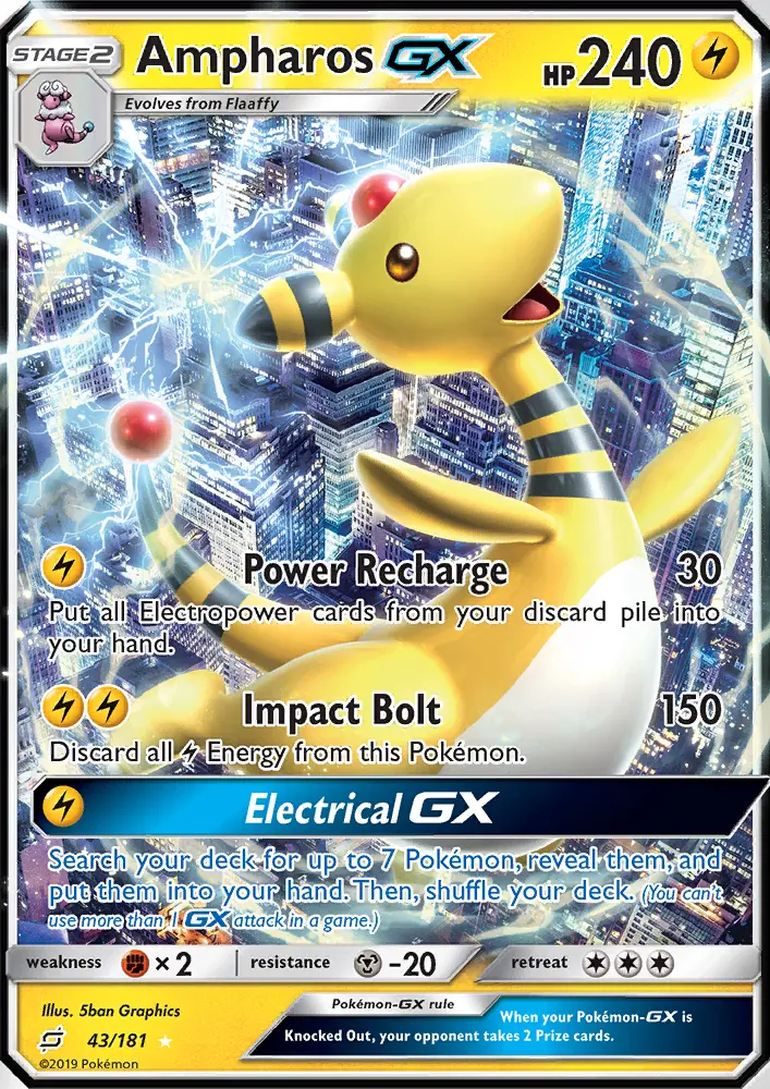 Ampharos GX card