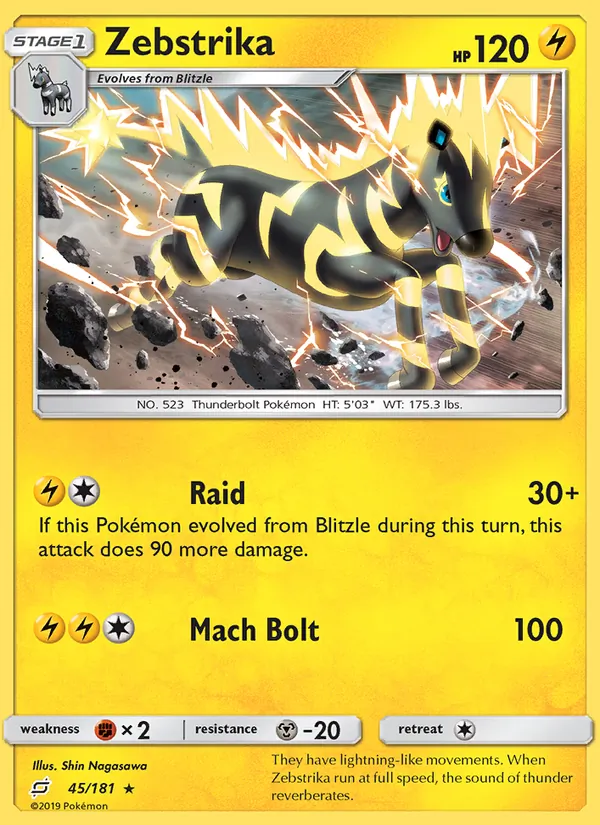 Zebstrika card