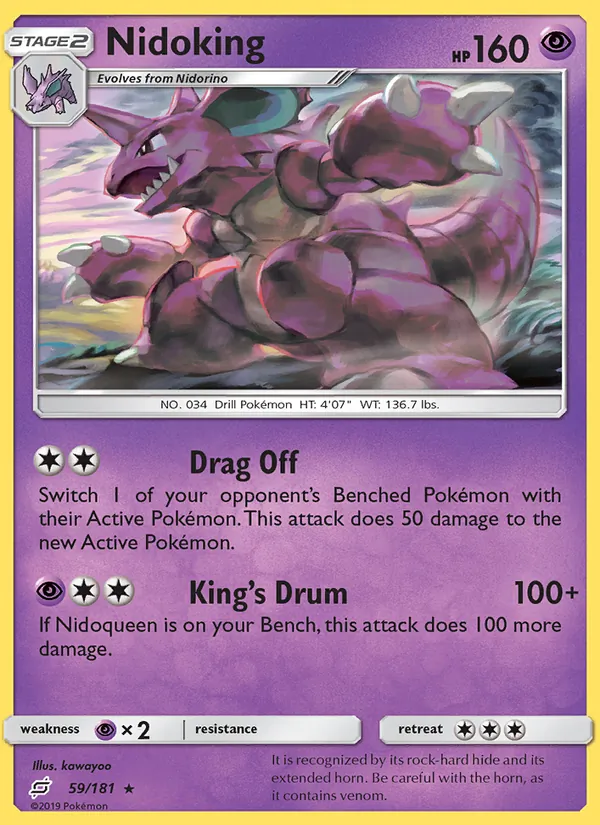 Nidoking card
