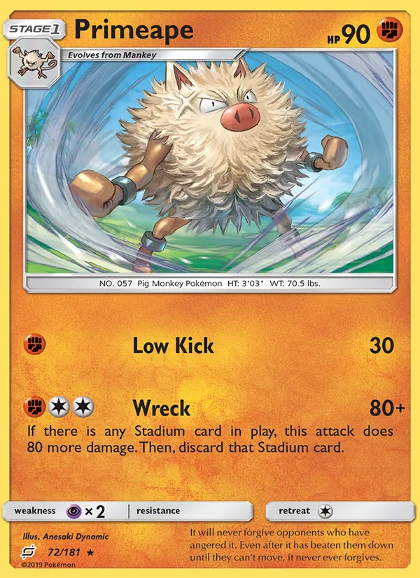 Primeape card