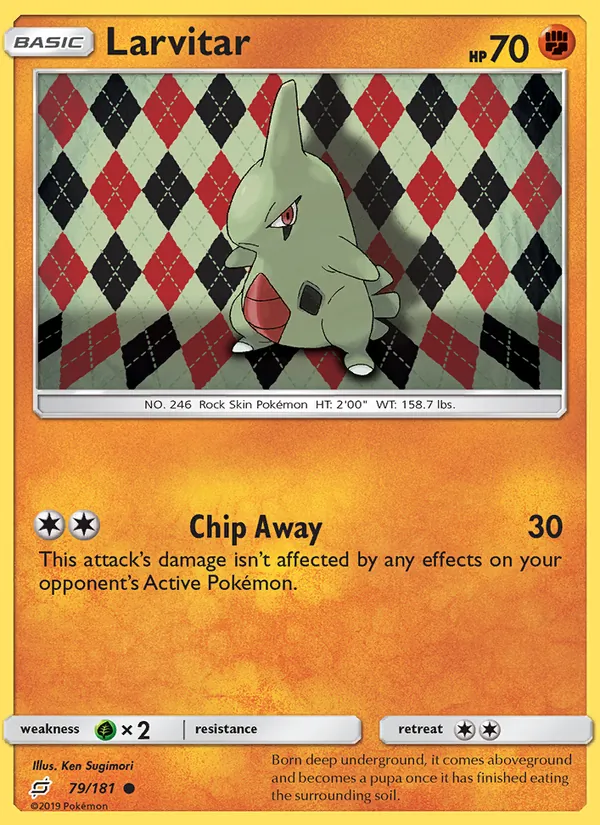 Larvitar card