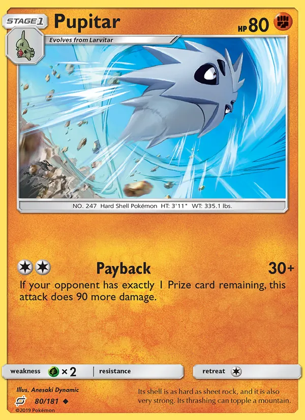 Pupitar card