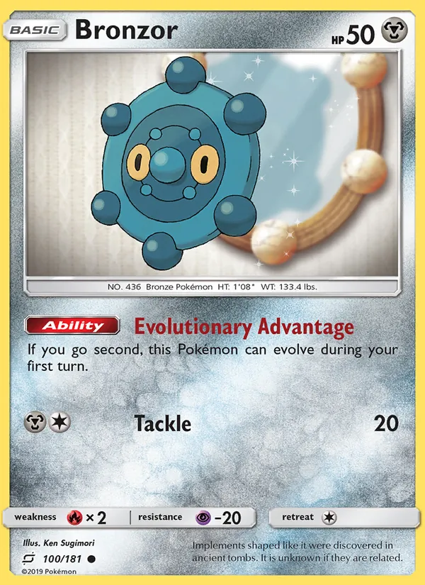 Bronzor card