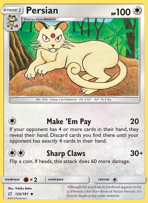 Persian card