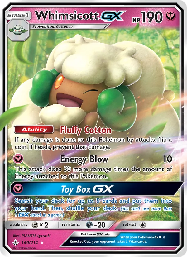 Whimsicott GX card