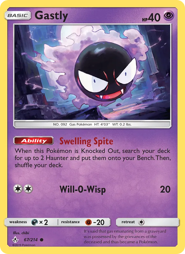 Gastly card