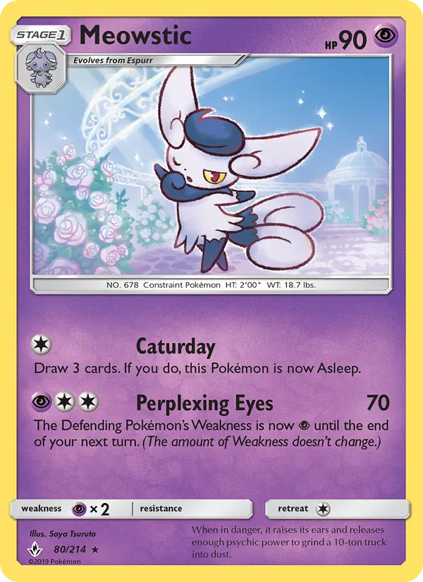 Meowstic card