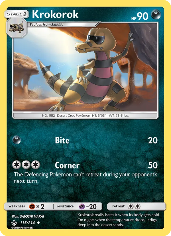 Krokorok card