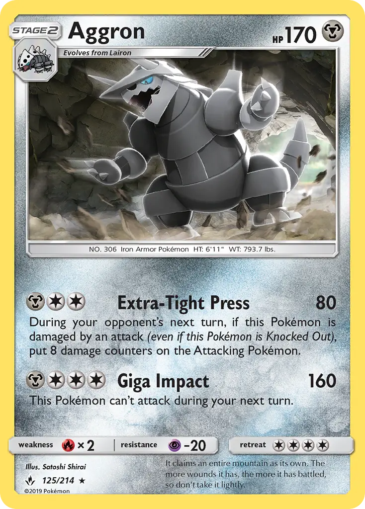 Aggron card