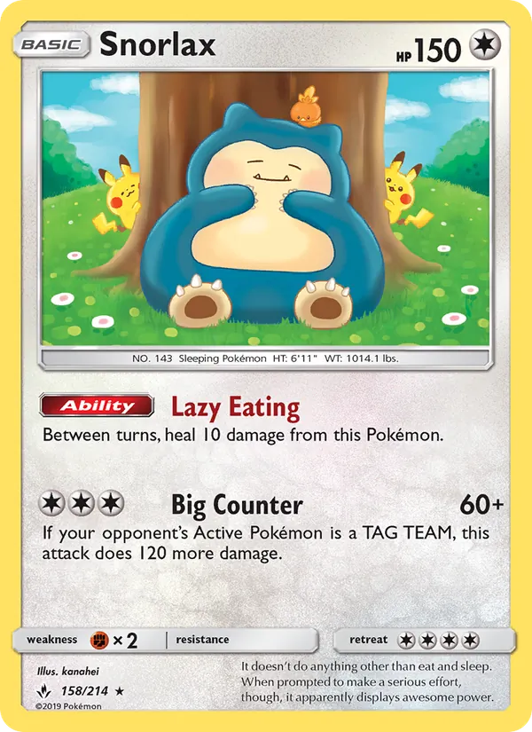 Snorlax card