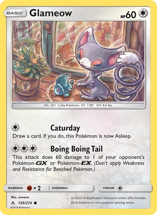 Glameow card