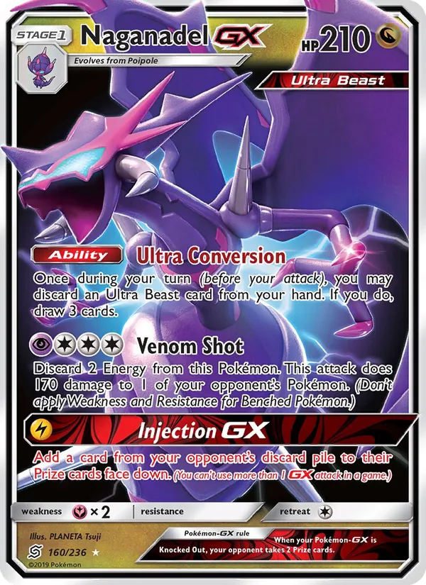 Naganadel GX card