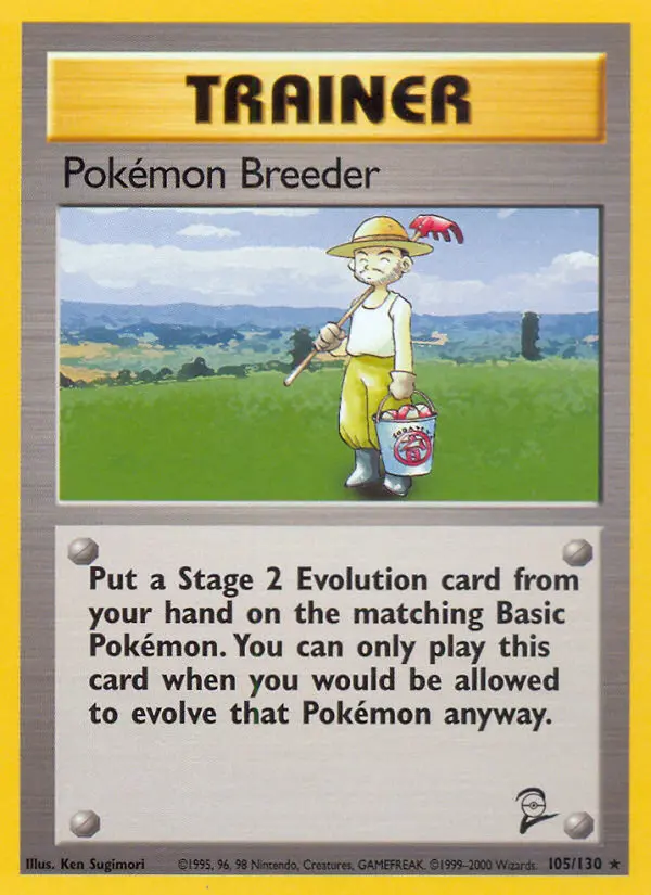 Pokémon Breeder card