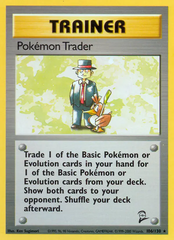 Pokémon Trader card