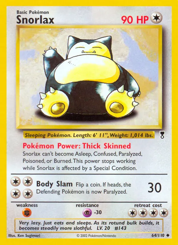 Snorlax card