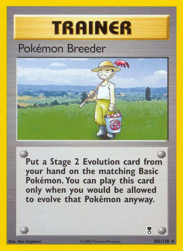 Pokémon Breeder card