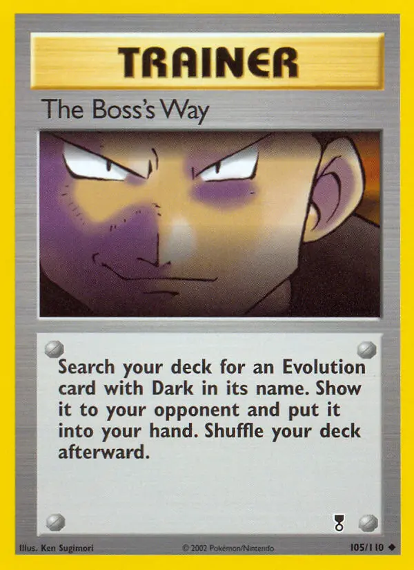 The Boss's Way card