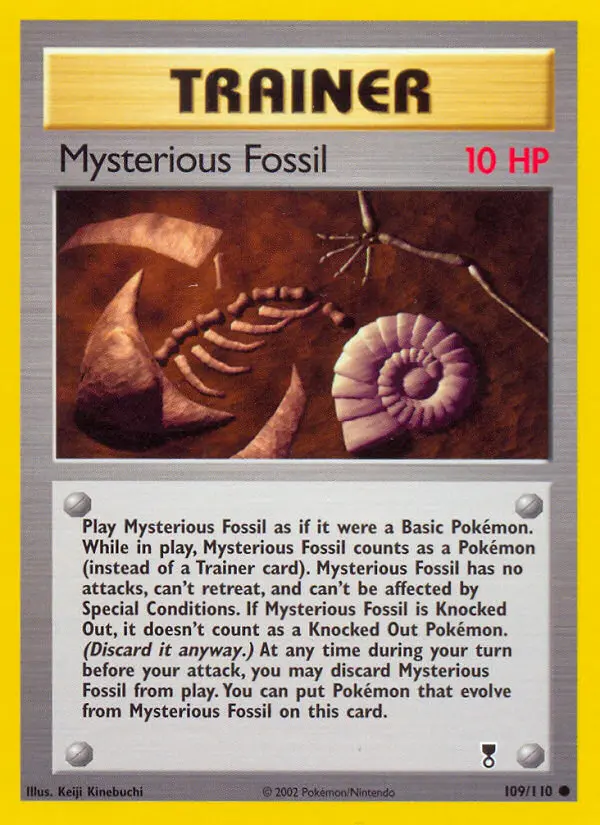 Mysterious Fossil card