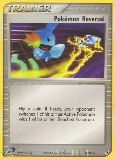 Pokémon Reversal card