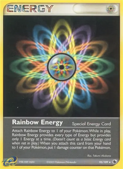 Rainbow Energy card