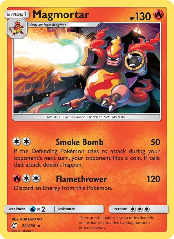 Magmortar card