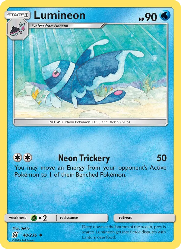 Lumineon card