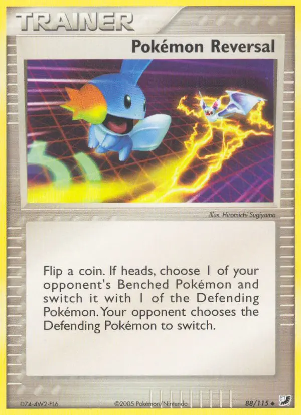 Pokémon Reversal card