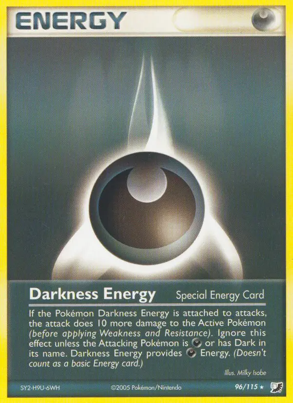 Darkness Energy card
