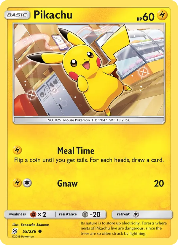 Pikachu card