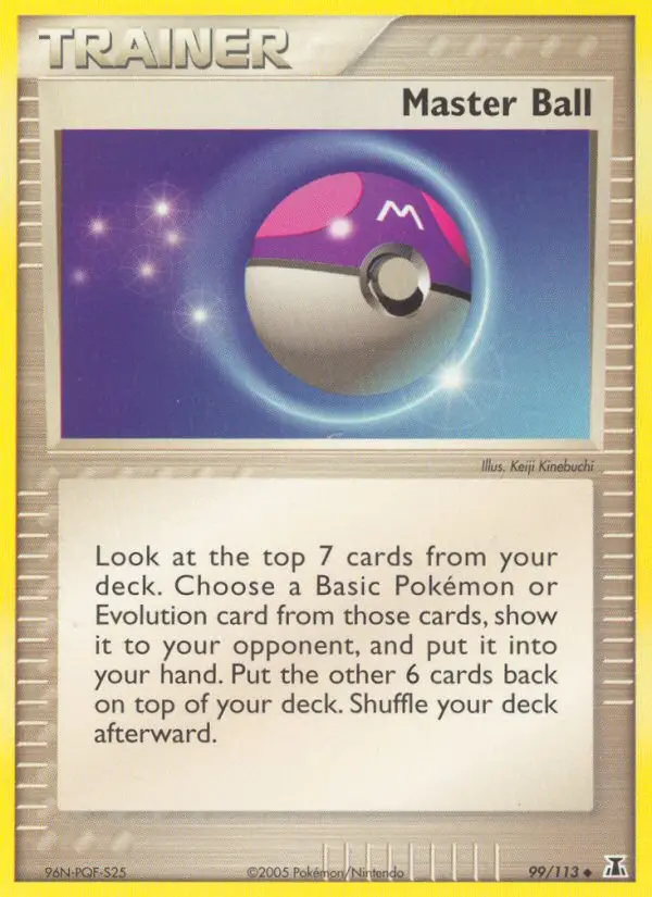 Master Ball card