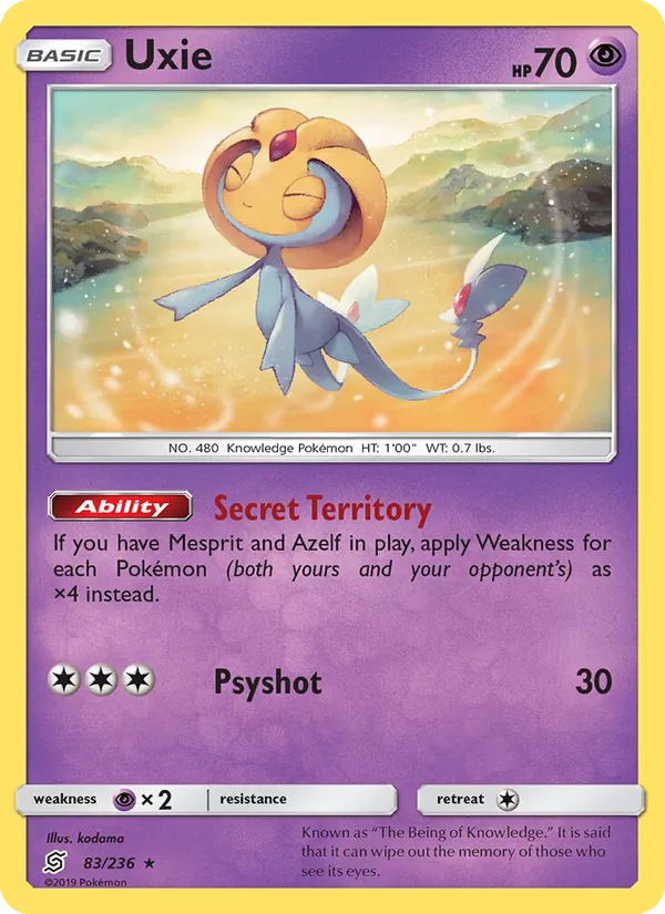Uxie card