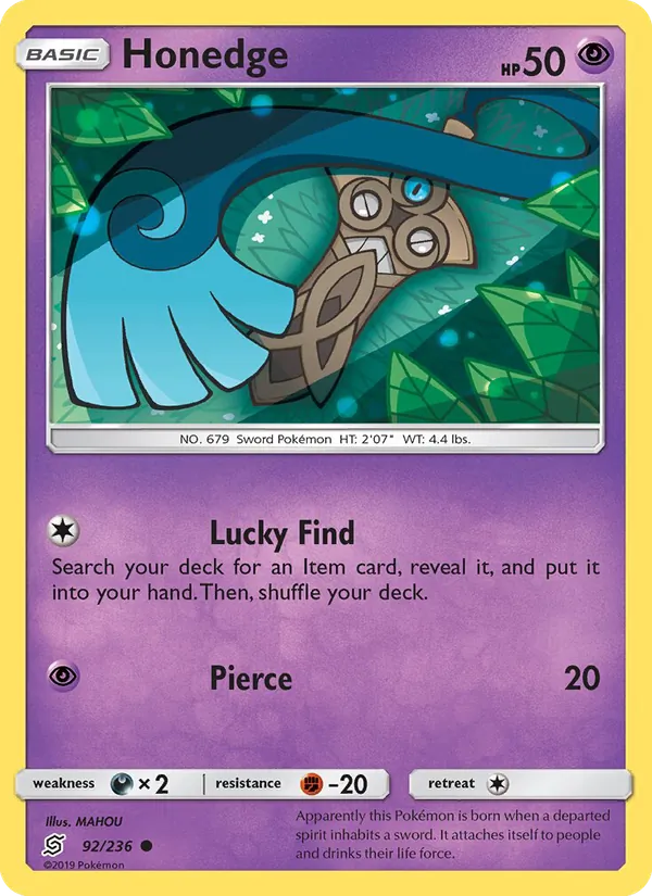 Honedge card